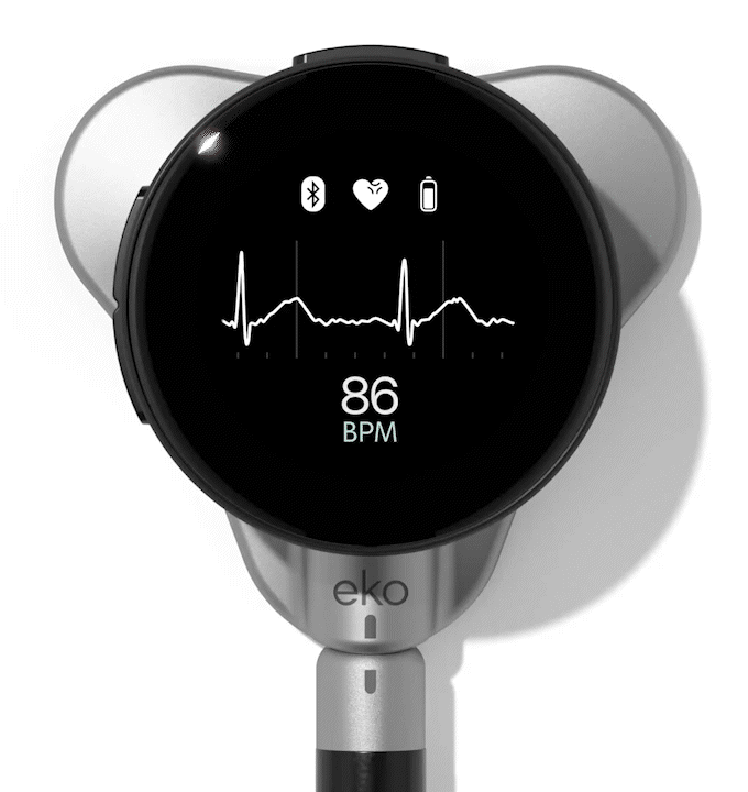 EKO CORE 500, profesionální zesilující fonendoskop s 3kanálovým EKG