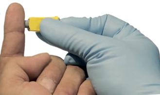 ULTRASAFE, sterilní jednorázová lanceta, 21G, růžová, hloubka vpichu 2,8 mm, 100 kusů